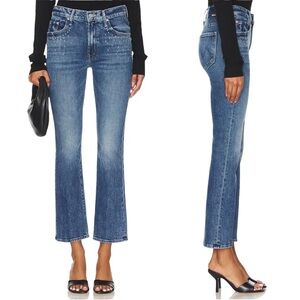 MOTHER SUPERIOR Jeans The Insider Flood Metal Magic Blue Size 25